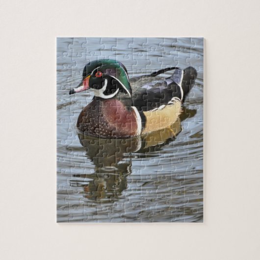 Wood Duck Puzzle Legpuzzel (Verticaal)