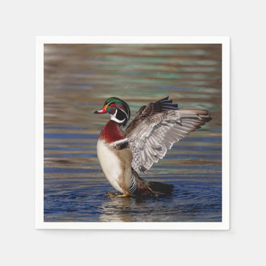 Wood Duck Servet (Voorkant)