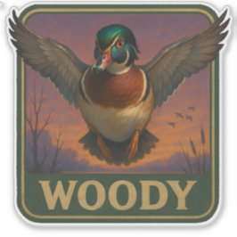 Wood Duck Sticker