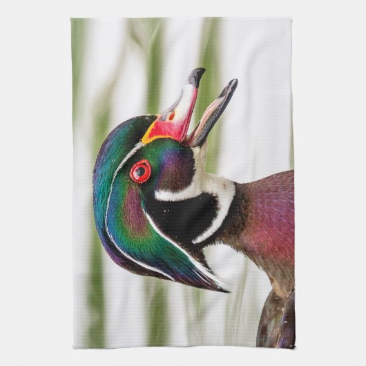 Wood Duck Theedoek (Verticaal)