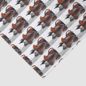 Wood Duck Thunder_Cove Tissuepapier (Detail)