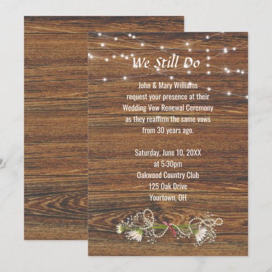 Wood- en lichte strijkstroom kaart (Voorkant / Achterkant)