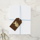 Wood Frog Cadeaulabel (Met Touw)