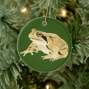 Wood Frog Keramisch Ornament