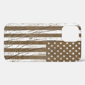 Wood Grain Grunge Amerikaanse vlag Case-Mate iPhone Case (Achterkant (horizontaal))