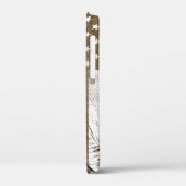 Wood Grain Grunge Amerikaanse vlag Case-Mate iPhone Case (Achterkant / Links)