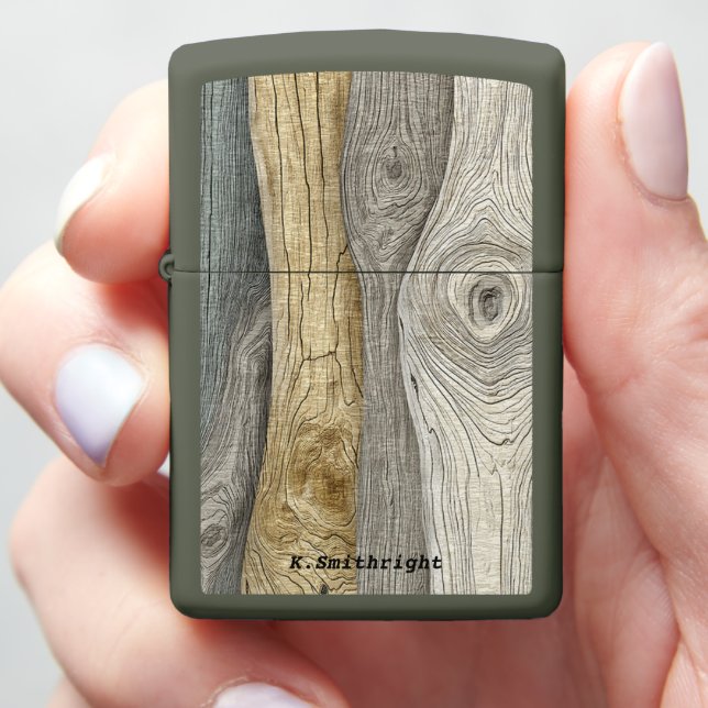 Wood Grain Lighter Rustic Design (In Hand)