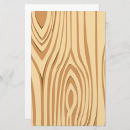 WOOD GRAIN PATTERN BRIEFPAPIER (Voorkant / Achterkant)