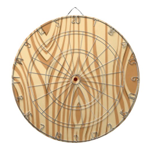 WOOD GRAIN PATTERN DARTBORD (Voorkant)