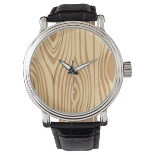 WOOD GRAIN PATTERN HORLOGE