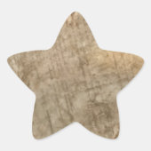 WOOD GRAIN STER STICKER (Voorkant)