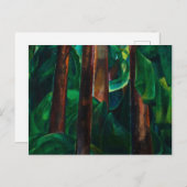 Wood Interior, 1930, van Emily Carr Briefkaart (Voorkant / Achterkant)