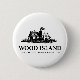 Wood Island Life Saving Station Assoc Ronde Button 5,7 Cm