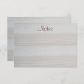 Wood Look kalligrafeerde script Elegante Sjabloon (Voorkant / Achterkant)