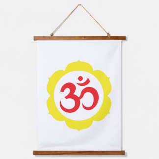 Wood met bovenzijde wandtapijt hangend wandkleed