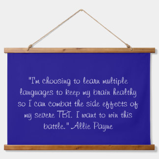 Wood met bovenzijde wandtapijt hangend wandkleed