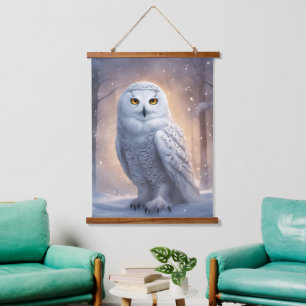 Wood met bovenzijde wandtapijt hangend wandkleed