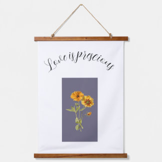 Wood met bovenzijde wandtapijt hangend wandkleed