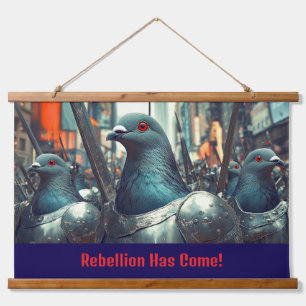 Wood met bovenzijde wandtapijt hangend wandkleed