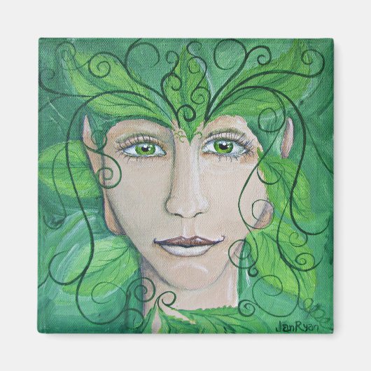 Wood Nymph Magnet Magneet (Voorkant)