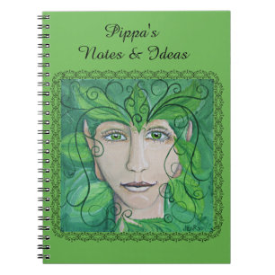 Wood Nymph Notitieboek, Jotter, Notitieblok Notitieboek