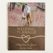 Wood Photo Wedding Planner (Voorkant)
