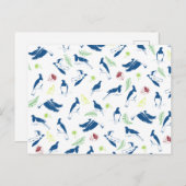 Wood Pigeon Kereru NZ Bird Briefkaart (Voorkant / Achterkant)