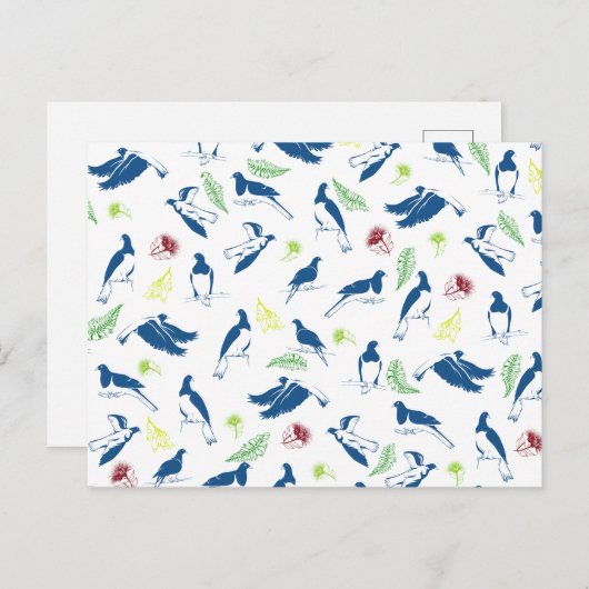 Wood Pigeon Kereru NZ Bird Briefkaart (Voorkant / Achterkant)