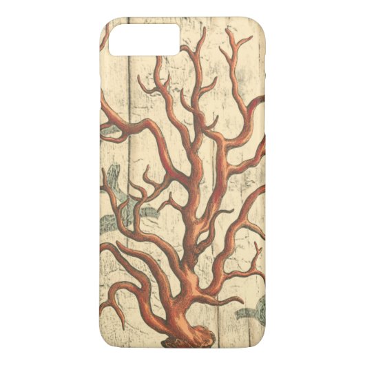Wood & Small Coral Case-Mate iPhone Case (Achterkant)