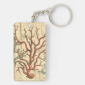 Wood & Small Coral Sleutelhanger (achterkant)
