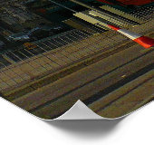 Wood Street, Cardiff, Wales Poster (Hoek)