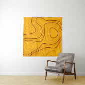 Wood texture, linear abstraction backgroundabstrac wandkleed (In situ)