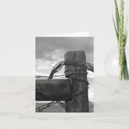 Wood & the Wire - 4" x 5.6" Notecard Feestdagen Kaart