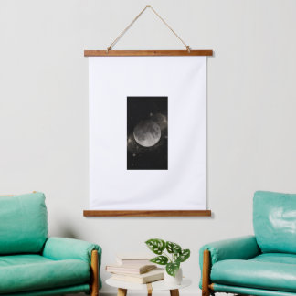 Wood Topped Wall Tapestry Hangend Wandkleed