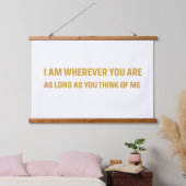 Wood Topped Wall Tapestry Hangend Wandkleed (Slaapkamer)