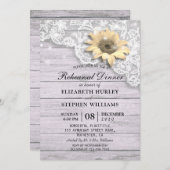 Wood van het huwelijk Licht Kaart (Voorkant / Achterkant)