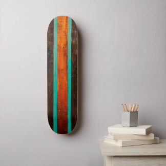 Wood vintage design skateboard