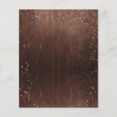 Wood voor kerstwinter flyer (Achterkant)