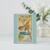 Wood Warbler Briefkaart (Staand voorkant)