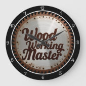 Wood Working Master Carpenter's Saw  Grote Klok (Voorkant)