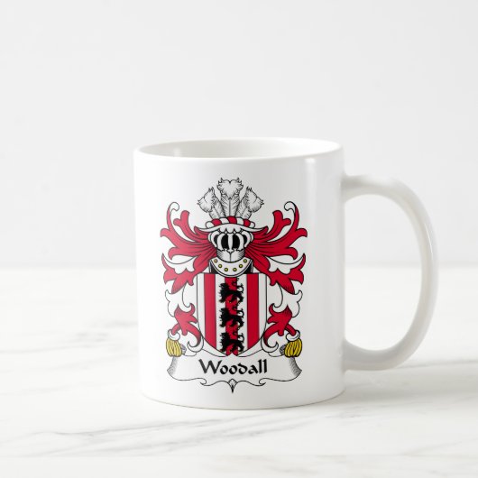 Woodall Family Crest Koffiemok (Rechts)