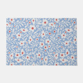 Woodblock bloemenpatroon deurmat (Voorkant)