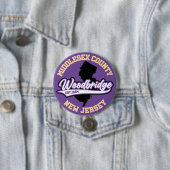 Woodbridge, New Jersey Ronde Button 7,6 Cm (In situ)