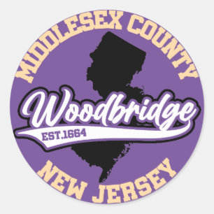 Woodbridge, New Jersey Ronde Sticker