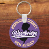 Woodbridge, New Jersey Sleutelhanger (Achterkant)