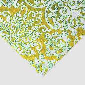 Woodbury Green en Gold Tissuepapier (Detail)