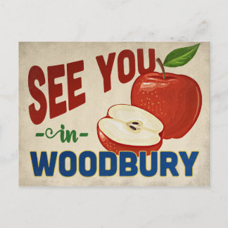 Woodbury Minnesota Apple - Vintage Travel Briefkaart