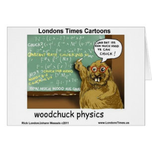 Woodchuck Fysica Grappige Cadeaus T-shirts Mokken