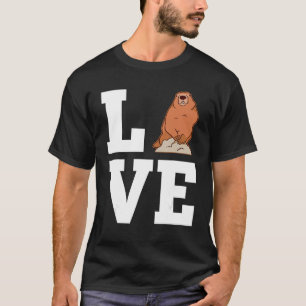 Woodchuck knaagdier Groundhog fluisteraar Groundho T-shirt