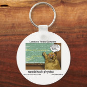 Woodchuck Physics Funny Gifts T - shirts Mokken &  Sleutelhanger (Voorkant)